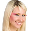 Faux cils Plume Rose et Jaune