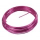 Fil metallique fuschia de decoration 2mm