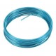 Fil metallique turquoise de decoration 2mm