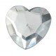 Grands Coeurs en Diamant argent de Decoration