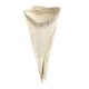 Petits Cornets blanc decoratifs en bois 