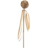 Boules en Bois avec Rubans Satin sur Tige les 6