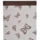 Chemin de table Papillon Chocolat Organdi