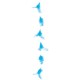 Guirlande Plumes turquoise