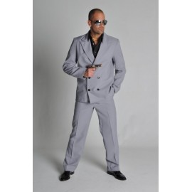 Déguisement Miami Vice Gris homme (2 flics à Miami) luxe