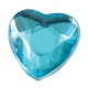 Petits coeurs en diamant turquoise de decoration