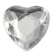 Petits coeurs en diamant argent de decoration