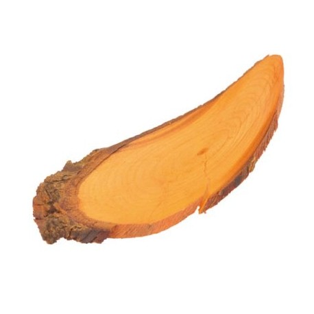 Languettes de bois orange