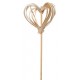 Coeurs en Bambou blanc