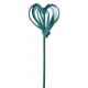 Coeurs en Bambou turquoise