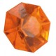 Diamant orange de deco