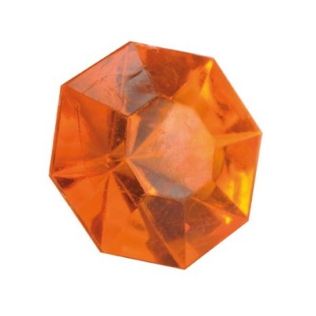 Diamant orange de deco