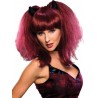 Perruque Diablesse Naughty Devil Avec Cornes