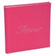 Livre d'or Strass Amour Fuschia