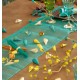 Chemin de table sinamay a paillettes en sinamay couleur