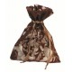 Sachet Organdi Arabesque Chocolat