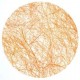 Set de Table Abaca Orange Paillete Rond