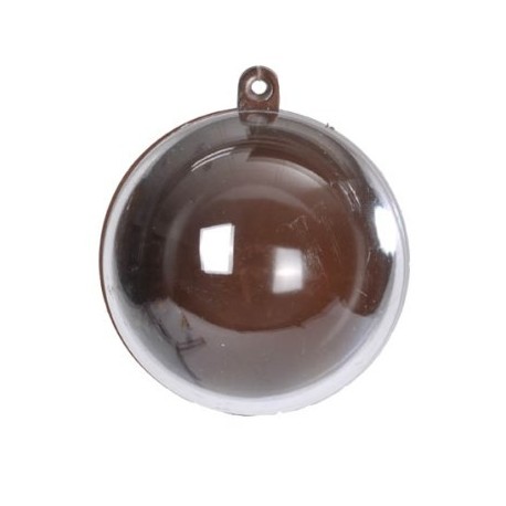 Boule Transparente et Chocolat 5 cm