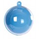 Boule Transparente et Turquoise 5 cm