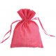 Sachet A Dragees Coton Fuschia