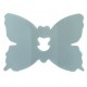 Clips Deco Papillon Argent