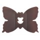 Clips Deco Papillon Chocolat