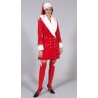 Déguisement Santa Lady Veste luxe et Bonnet de Noël Femme