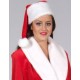 Déguisement Santa Lady Veste Deluxe et Bonnet de Noël Femme