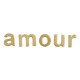 Lettres Amour Or