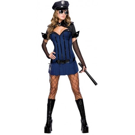 Déguisement Agent de Police Night Watch Femme