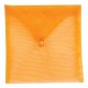 Sachet à dragées enveloppe orange organdi les 6