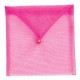 Sachet à dragées enveloppe fuchsia organdi les 6