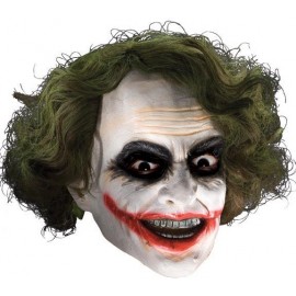 Masque Joker 3/4 avec Cheveux Adulte et Ados