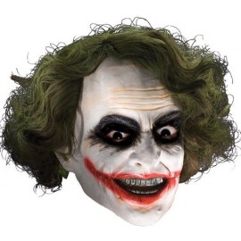 Masque Joker 3/4 avec Cheveux Adulte et Ados 