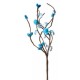 Piquet de fleur zen perle turquoise