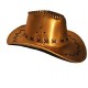 chapeau cowboy or metallise