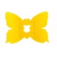 Clip deco papillon jaune les 24 attaches Papillons