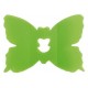 Clip deco papillon vert