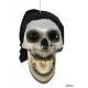 Décoration Tête de Mort Pirate 20 cm