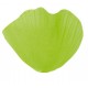 Pétales vert anis avec feuilles en tissu les 100