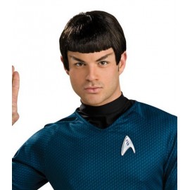 Perruque spock star trek en latex avec oreilles adulte