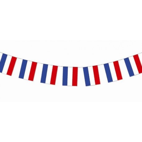 Guirlande drapeaux Francais de 20 drapeaux Francais