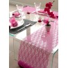 Chemin de table dentelle fuchsia 5 M
