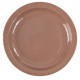 Assiette carton chocolat 23 cm les 10