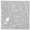 Serviettes de Table Argent Motif Fête les 20