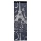 Chemin de table Paris noir en tissu organdi