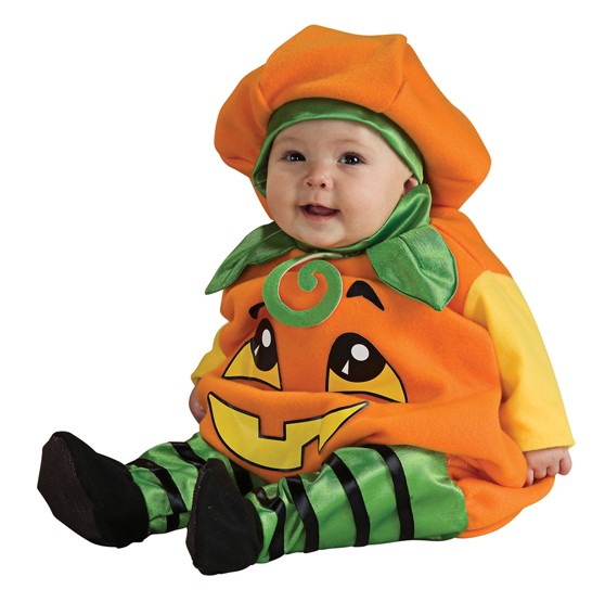 Costume D'Halloween Bébé Citrouille 2 Pièces - Pour Fille Et Garçon De 0 à 24 Mois, Tissu Doux Et Respirant