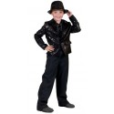 Déguisement Veste Disco Noire Sequin Enfant Mixte