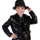 Déguisement Veste Disco Noire Sequin Enfant Mixte