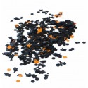Confettis oranges et noirs Halloween 450 Gr